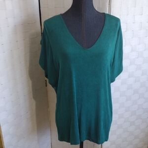 Chico's Teal V-Neck Relaxed Tunic